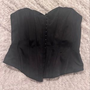 Zara black corset size small